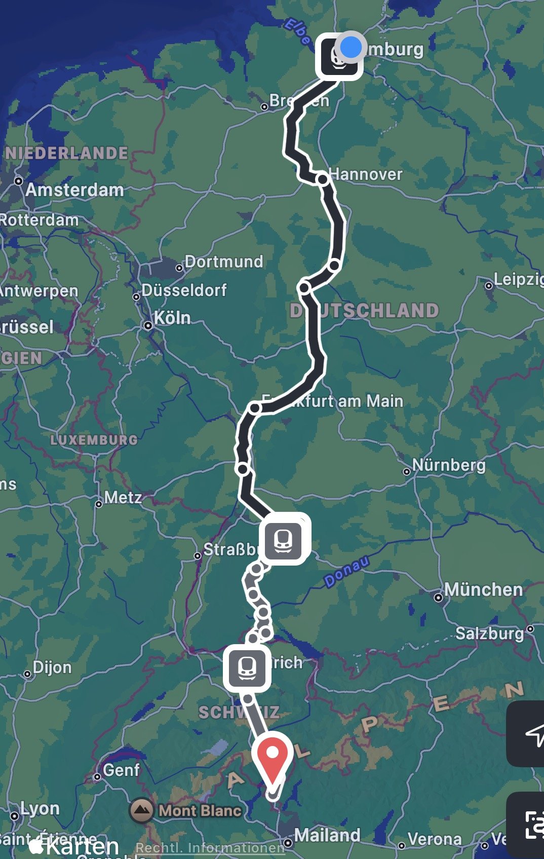 Hamburg-Lugano
