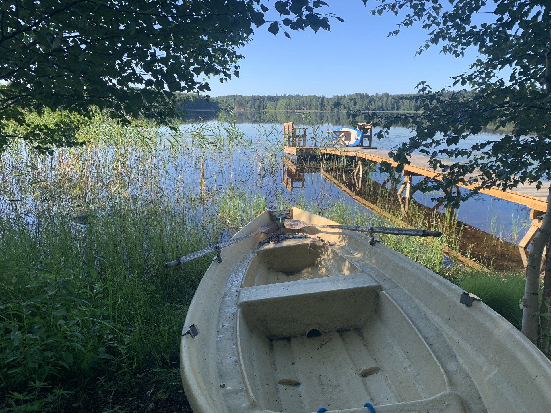 Stiller Morgen am Ihanainen See