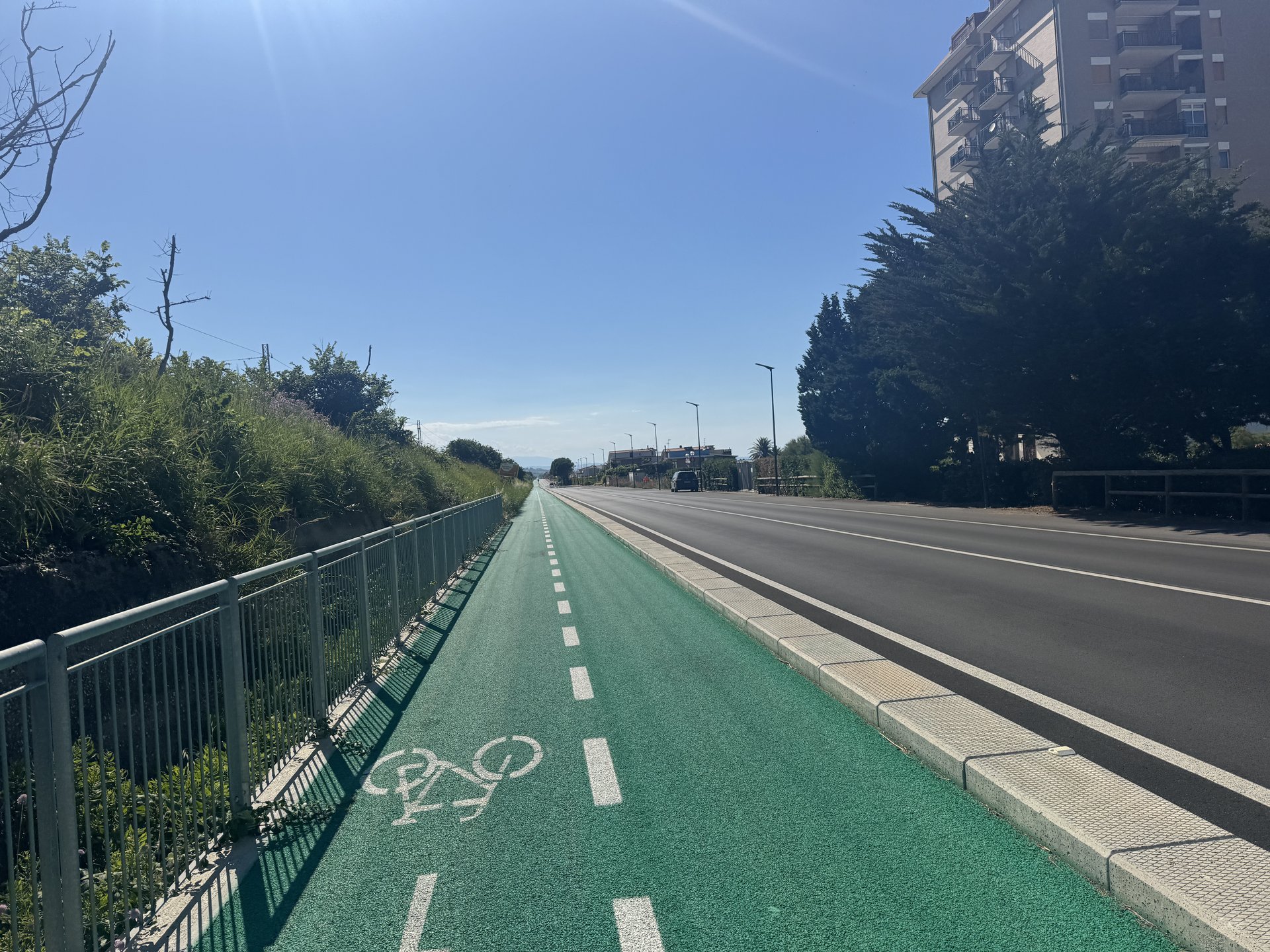 Radweg bei Termoli