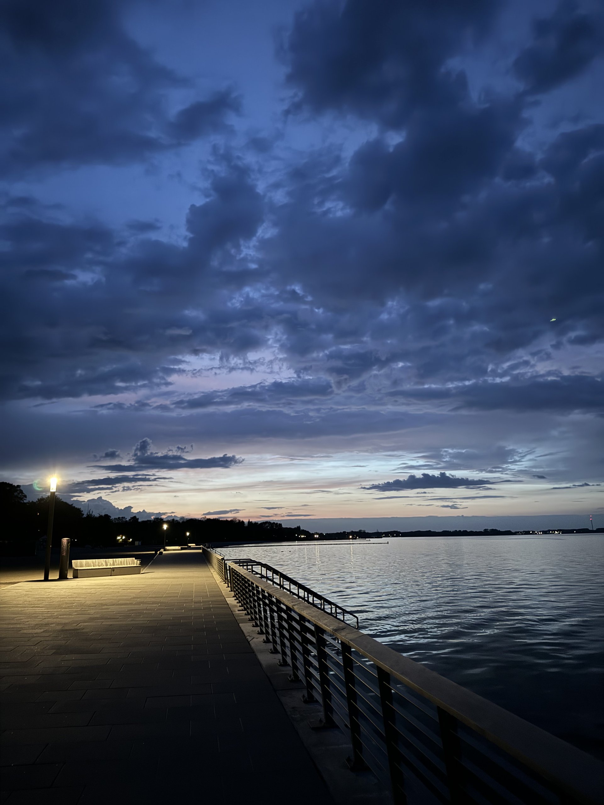 Abendstimmung am Bodden in Stralsund