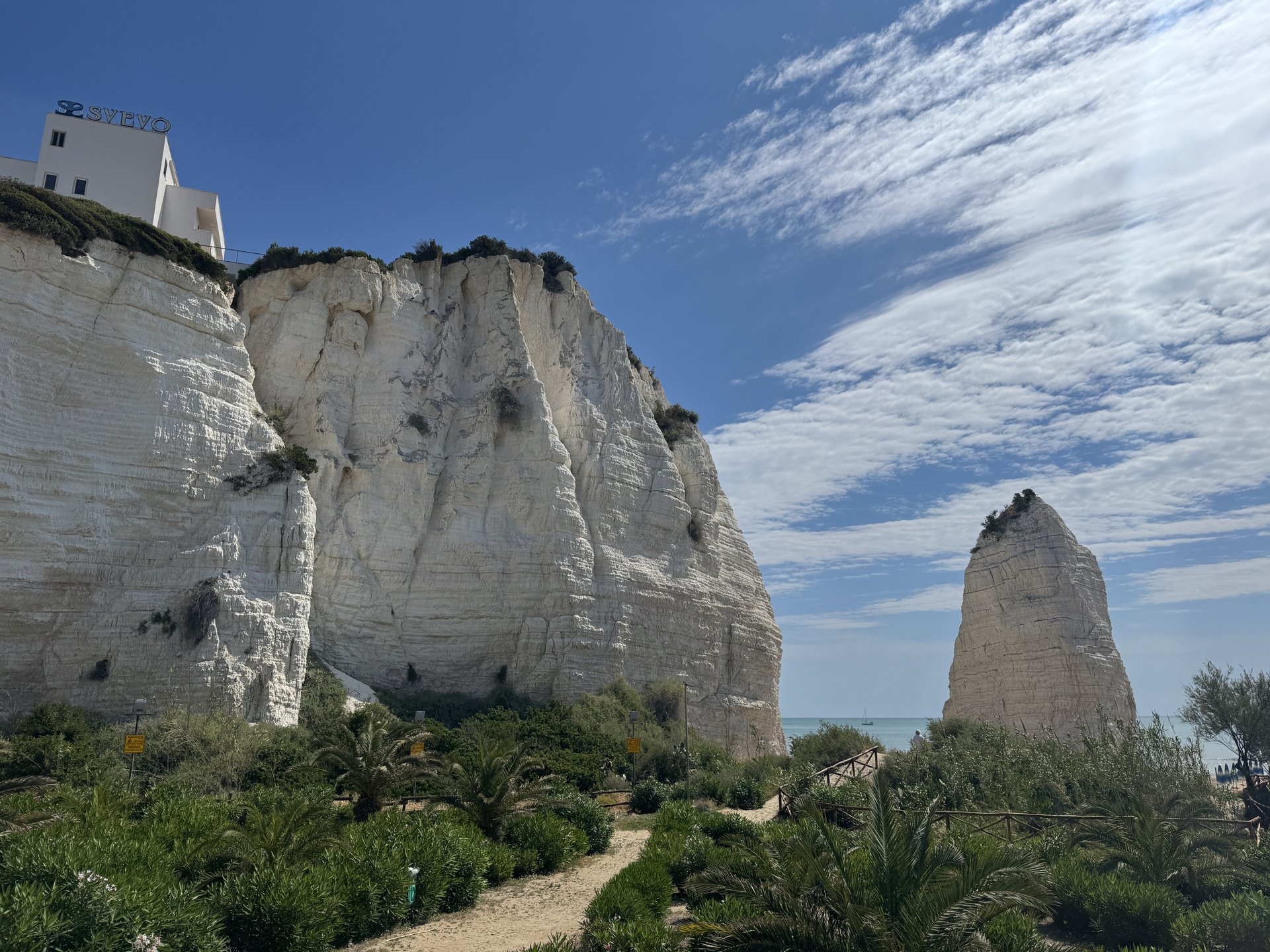 Weiße Felsen bei Vieste