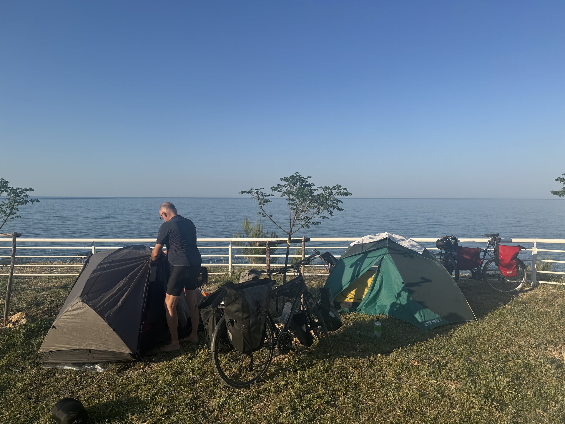 Ankunft am Campingplatz Cala Batteria