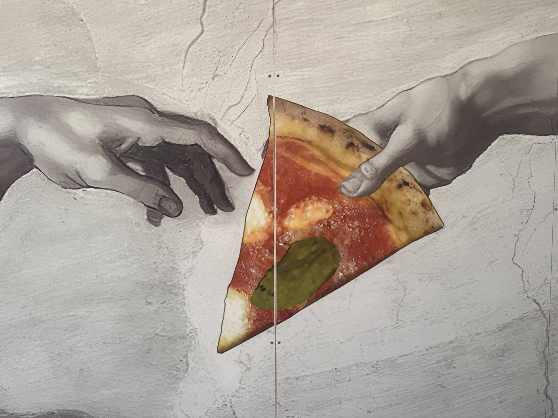 Pizza als göttliche Kunst