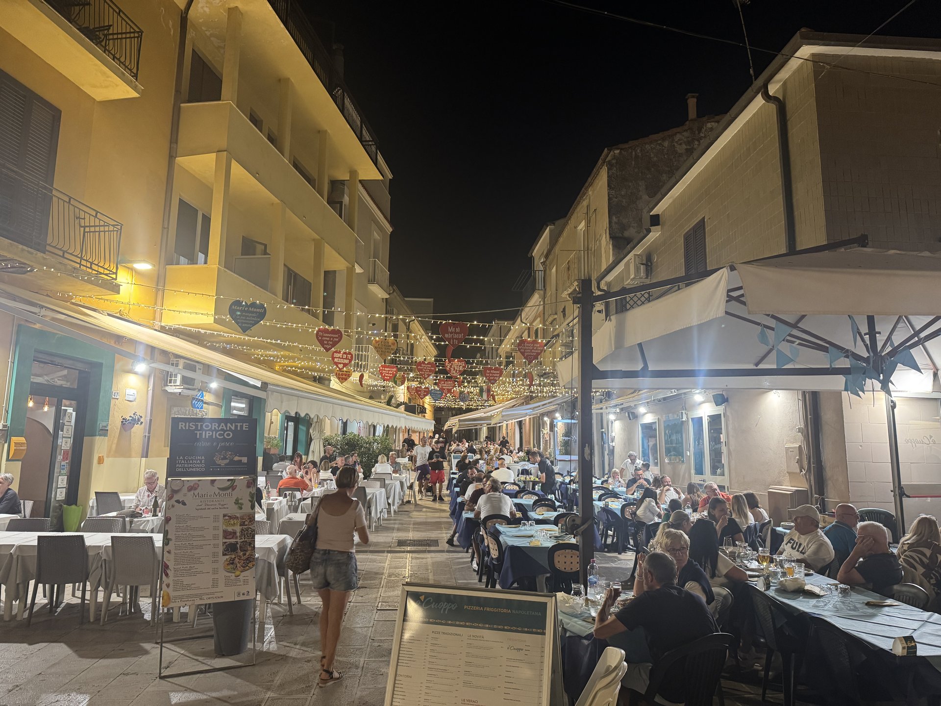 Abendessen in Termoli